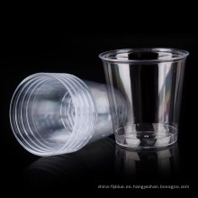1oz 2oz 5oz 8oz 9oz vasos cortos pequeña taza de salsa de plástico desechable transparente